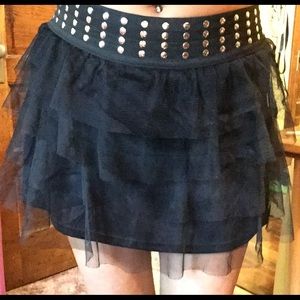 Cute tulle mini skirt
